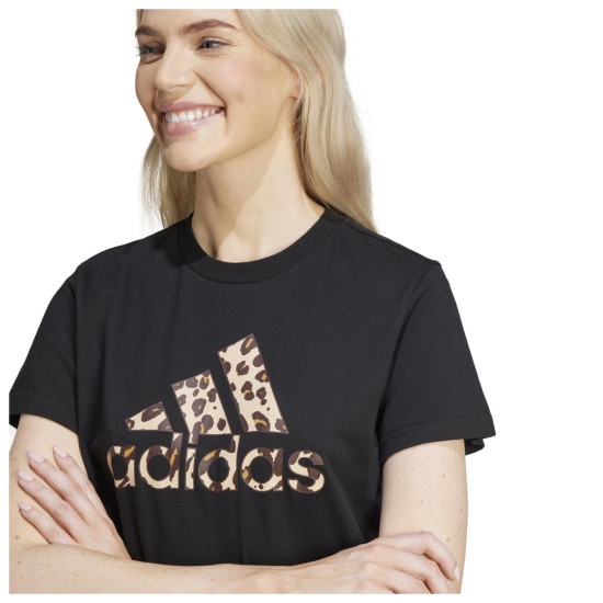 Adidas Γυναικεία κοντομάνικη μπλούζα W Animal Print Graphic Tee